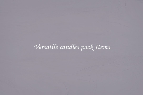 Versatile candles pack Items