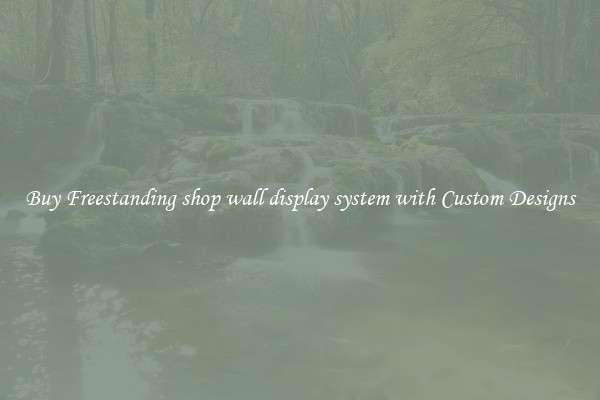 Buy Freestanding shop wall display system with Custom Designs