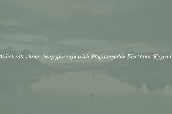 Wholesale china cheap gun safe with Programmable Electronic Keypad 