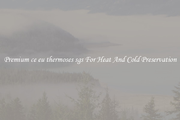 Premium ce eu thermoses sgs For Heat And Cold Preservation