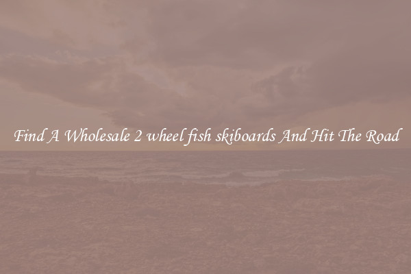 Find A Wholesale 2 wheel fish skiboards And Hit The Road